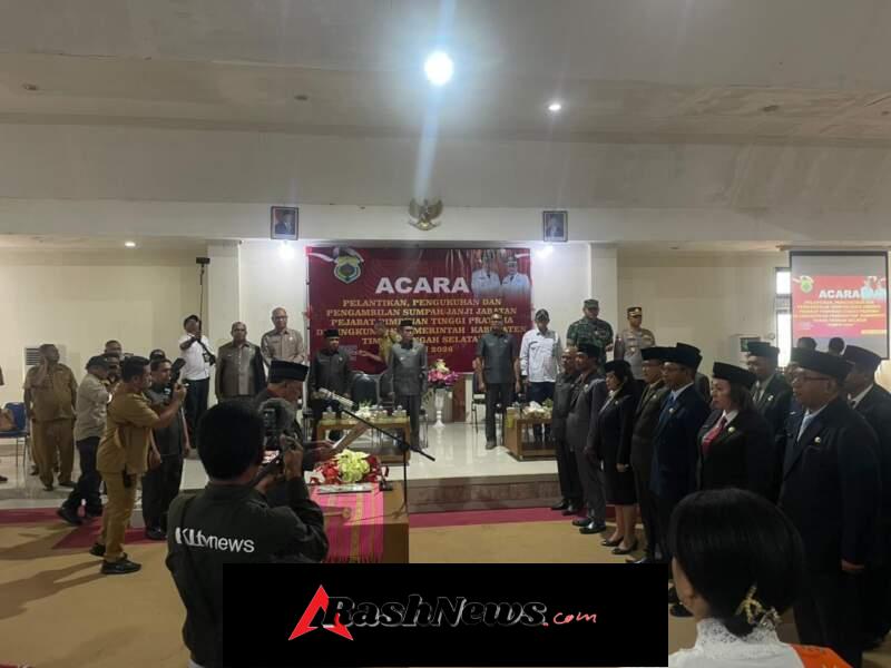 Pemkab TTS Rotasi 19 Pejabat, Dandim: Stabilitas Wilayah Jadi Kunci Keberhasilan Program