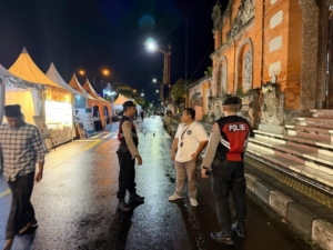 Patroli Malam, Samapta Polres Klungkung Jaga Keamanan Wilayah.