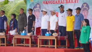 Kodim 1630/Mabar Ambil Bagian dalam Peringatan HUT ke-23 dengan Aksi Peduli Lingkungan