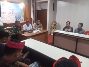 Sinergi Sambut Nyepi Saka 1948: Bhabinkamtibmas Dajan Peken Hadiri Rakor Lintas Agama