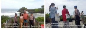 Satpolairud Polres Tabanan Intensifkan Patroli Pesisir di Pantai Tanah Lot, Wisatawan Diimbau Waspada Cuaca Ekstrem