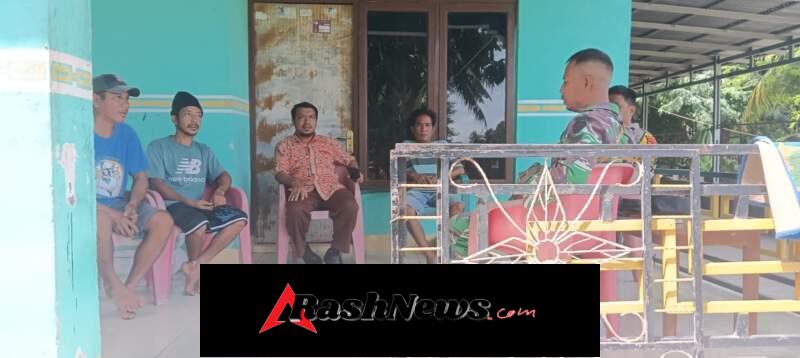 Warga Mabuk Buat Keributan, Babinsa dan Bhabinkamtibmas Turun Tangan Lakukan Mediasi