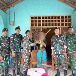 Keberhasilan Satgas Pamtas Yonarhanud 2 Kostrad Terima Pucuk Senjata