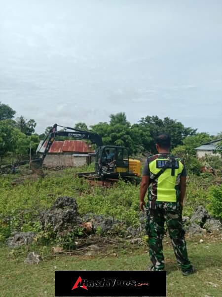 Dukung Pembangunan Desa, Babinsa Laksanakan Pengawasan Lahan KDKMP Tasilo