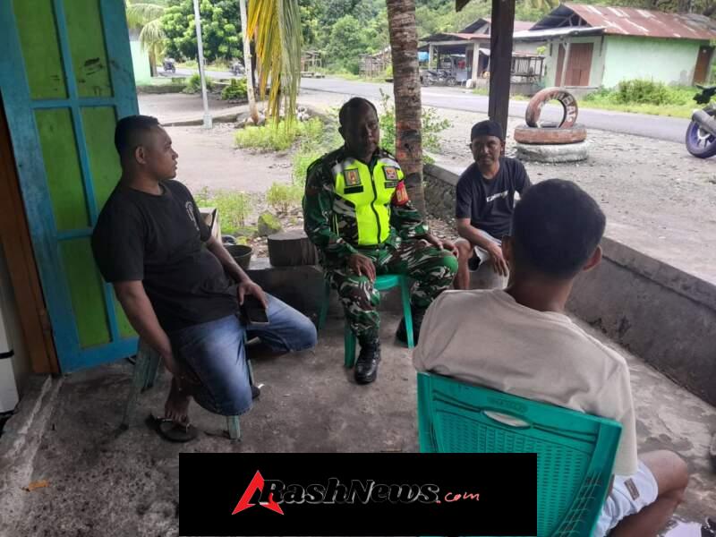 Babinsa Hadir di Tengah Masyarakat, Warga Rangalaka Sambut Baik Kegiatan Komsos