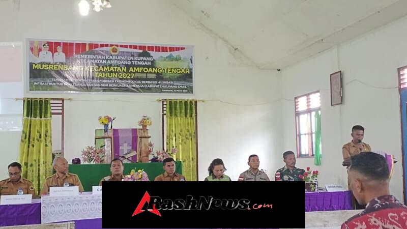 Stakeholder Amfoang Tengah Sepakati Arah Pembangunan 2027
