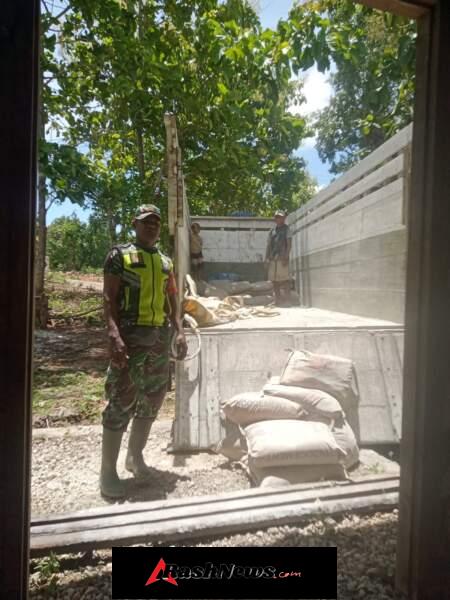 Distribusi Material KDKMP Desa Mundek Berjalan Aman dan Lancar