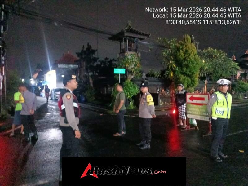 Pengamanan Latihan Kegiatan Nektek Dan Okokan Masyarakat Desa Kediri, Tabanan