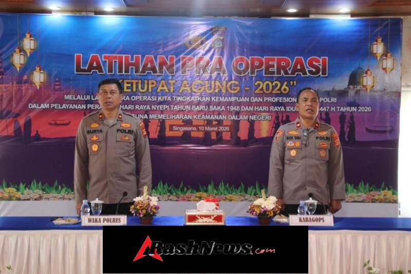 Wakapolres Tabanan Buka Latpraops Ketupat Agung 2026, Tingkatkan Profesionalisme Pengamanan Nyepi dan Idul Fitri