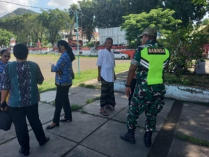 Pererat Kemanunggalan TNI dan Rakyat, Babinsa Laksanakan Pamwil di Ende Utara
