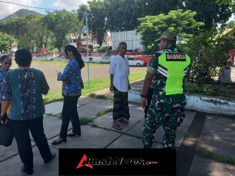 Pererat Kemanunggalan TNI dan Rakyat, Babinsa Laksanakan Pamwil di Ende Utara