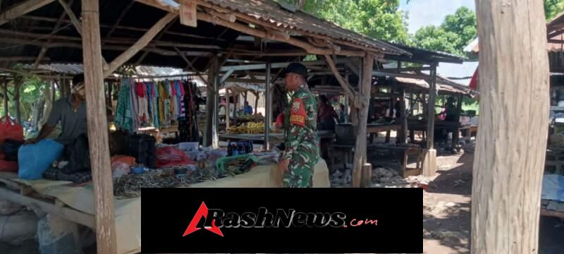Serma Daniel Umbu Ndawa Imbau Pedagang Tidak Naikkan Harga Sembako