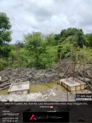 Pemantauan Infrastruktur oleh Babinsa di Rote Ndao
