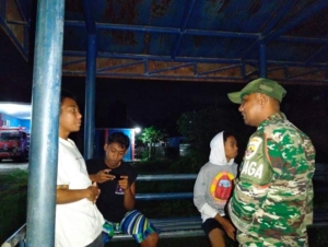 Patroli Rutin Koramil Jereweh, Wujud Kepedulian TNI Terhadap Keamanan Wilayah