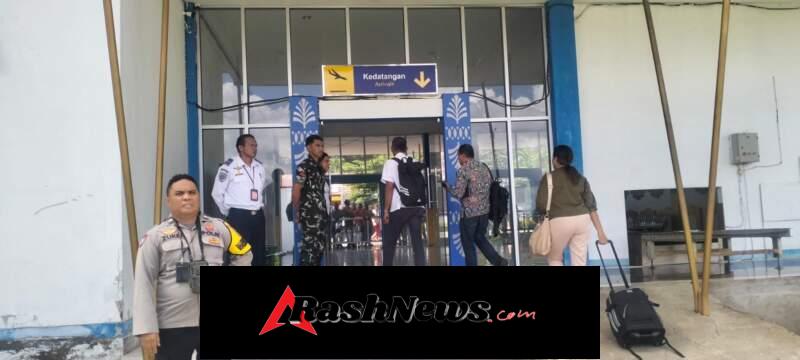 TNI Siaga di Bandara Gewayantana, Jamin Keamanan Arus Mudik Lebaran