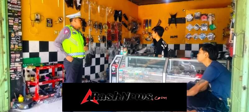 Sat Lantas Polres Karangasem  Gencar Sosialisasi Larangan Knalpot Brong