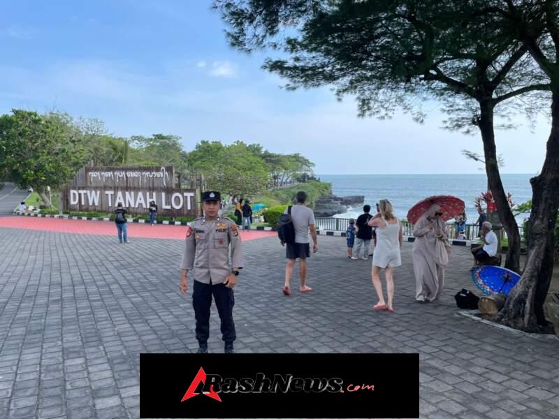 Personil Opsnal dan Polsubsektor Tanah Lot Atensi Kunjungan Wisata, Melaksanakan Penjagaan dan Patroli di Kawasan DTW