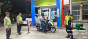 Cegah terjadinya Kriminalitas pada malam hari, Polsek Penebel laksanakan Patroli Blue Light
