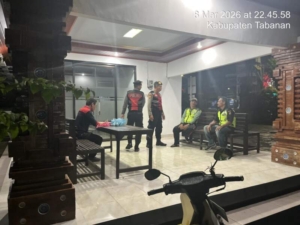 Polsek Kediri Tingkatkan Pelaksanaan Patroli Barcode Malam Hari Saat Bulan Ramadhan