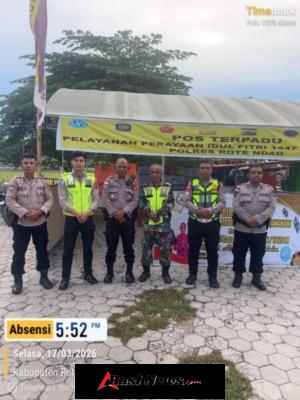 Pengamanan Menjelang Idul Fitri di Ba’a Berjalan Aman dan Kondusif