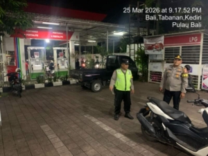 Polsek Kediri Tingkatkan Pelaksanaan Patroli Barcode Malam Hari