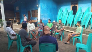 Babinsa Pantar Ajak Masyarakat Jaga Keamanan dan Ketertiban