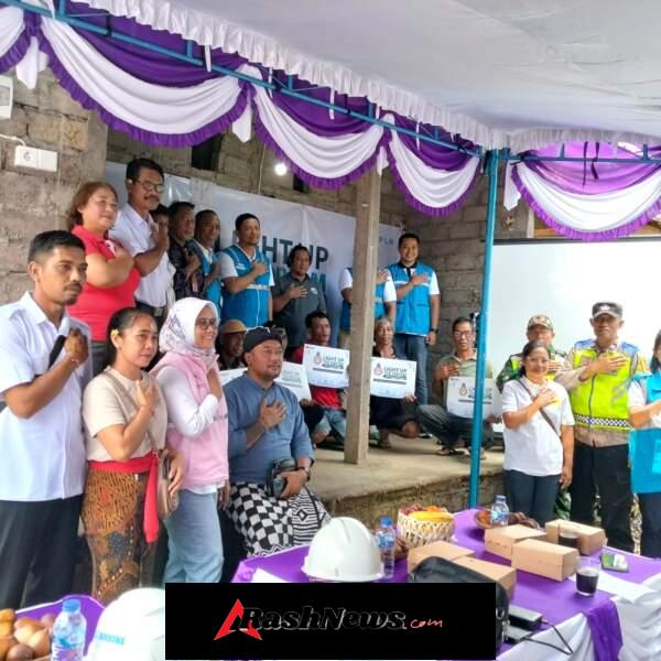 Bhabinkamtibmas Hadir di Tengah Masyarakat, Kawal Program Light Up The Dream di Desa Belimbing