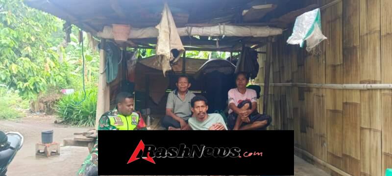 Babinsa Kopda Immanuel Lobang Ajak Warga Desa Wolokota Bersama Jaga Kamtibmas