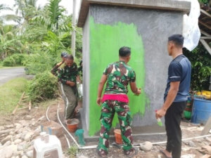 Wujudkan Kesejahteraan Desa, Dansatgas TMMD 127 Jembrana Pastikan Kualitas Infrastruktur Air Bersih