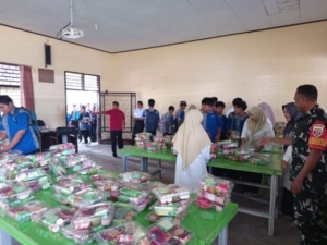 Pengawasan Ketat Babinsa, Program MBG di Kecamatan Alas Berjalan Lancar