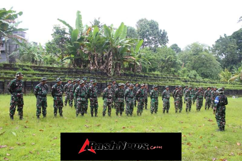 Latbakjatri Semester I, Wujud Komitmen Kodim Gianyar Cetak Prajurit Profesional dan Terlatih