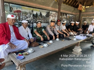 Danramil 1623-03/Rendang Siap Bersinergi Amankan Pelaksanaan Tawur Tabuh Gentuh dan IBTK 2026