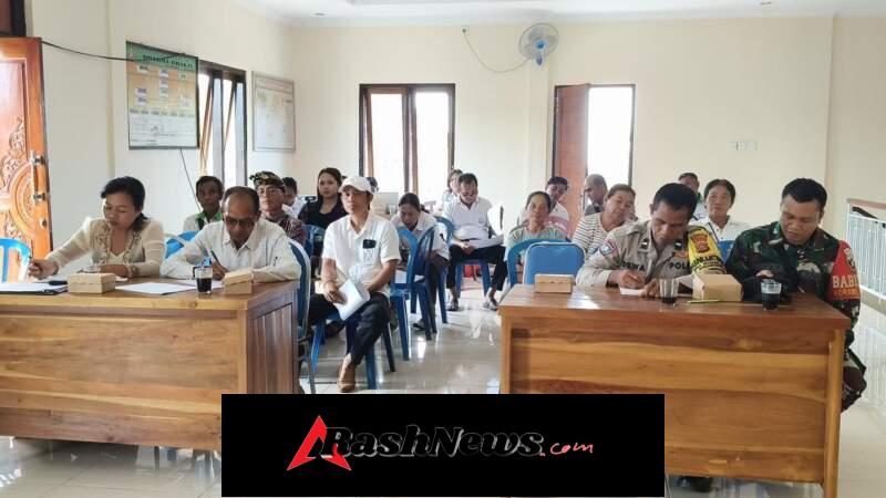 Wujud Nyata Dukungan TNI Dalam Pembangunan Desa, Babinsa Nyanglan Ikut Serta Musdes Penetapan Perubahan APBDes TA 2026
