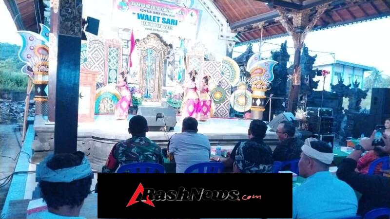 Sinergitas TNI Dukung Penguatan Ekonomi Desa, Babinsa Lembongan Atensi RAT KSU Walet Sari