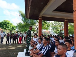 Di Bawah Arahan Danramil, Seleksi Paskibraka Gianyar 2026 Berlangsung Penuh Disiplin