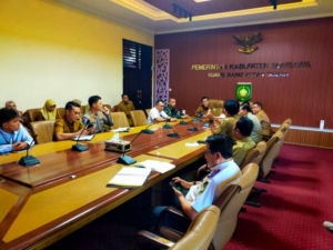 Menuju Idul Fitri Aman dan Lancar, Dandim 1607/Sumbawa Hadiri Rakor Forkopimda Kabupaten Sumbawa