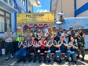 Gelar Pengamanwn Di Posko Terpadu Angkutan Laut , Serka Komang Suwina Tegaskan Aparat Gabungan Siap Sukseskan Nyepi Dan Idul Fitri