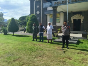 TNI-Polri dan Instansi Terkait Bersinergi Amankan Perayaan Nyepi dan Idulfitri di Seririt