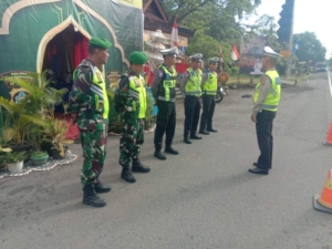 Anggota Kodim 1623/Karangasem Bersama Instansi Terkait Laksanakan Pengamanan Jelang Nyepi dan Idul Fitri