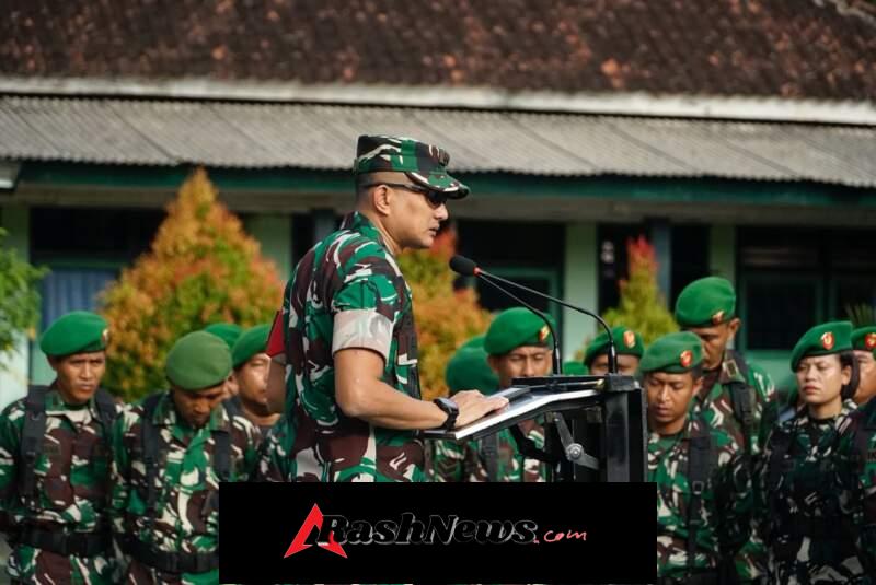 Momentum Pasca Hari Raya, Letkol Inf Sy. Gafur Thalib Ingatkan Prajurit Kembali Fokus Tupoksi