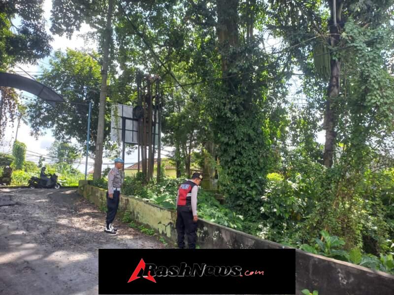 Polsek Gianyar Laksanakan Patroli Pemantauan Daerah Rawan Longsor Dan Pohon Tumbang