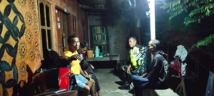 ‎Menjaga Rasa Aman, Koramil 1607-09/Utan Hadir di Setiap Langkah Malam ‎