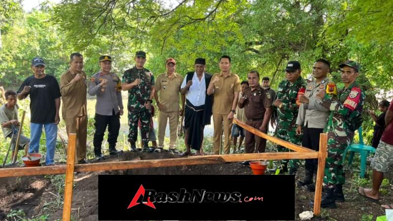 Dorong Pertumbuhan Ekonomi, Forkopimda Sumba Timur Mulai Pembangunan Jembatan Garuda