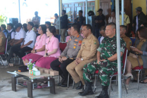 Wujudkan Generasi Emas, Dandim 1612/Manggarai Kawal Peluncuran Makan Bergizi Gratis di SMAN 2 Langke Rembong