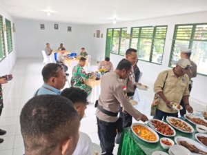 Suasana Akrab Warnai Halal Bihalal Kodim 1602/Ende Bersama Forkopimda dan Pers
