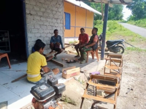 Babinsa Walakaka Ajak Warga Tingkatkan Gotong Royong dan Kebersamaan