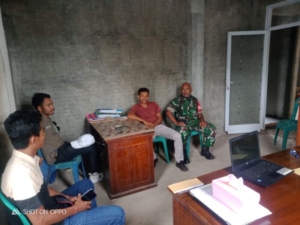 Jaga Kondusivitas Ramadan, Babinsa Dorebara Gandeng BPD dan Perangkat Desa