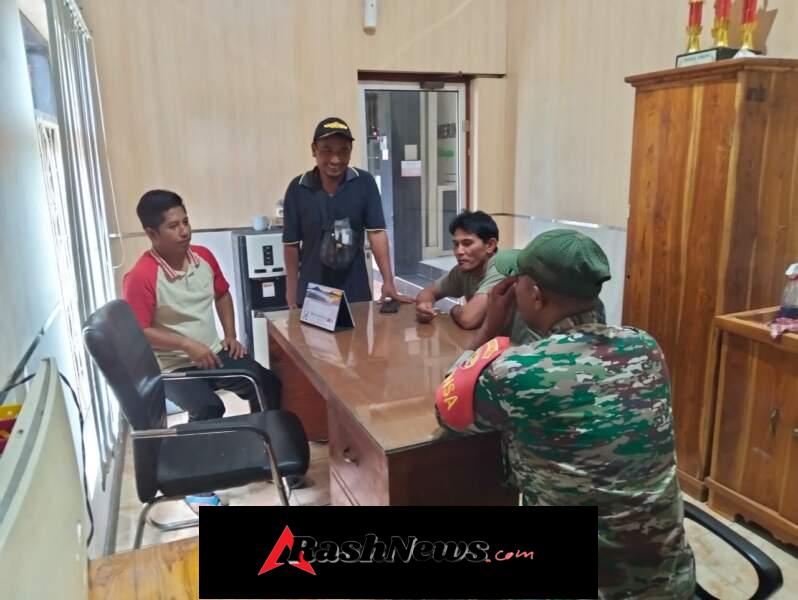 Babinsa Desa Goa Aktif Patroli dan Komsos, Jaga Kondusifitas Wilayah Jereweh