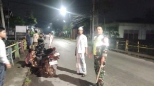 Babinsa dan Polisi Bubarkan Judi Berkedok Lari