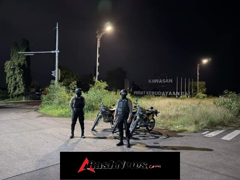 Cegah Balap Liar, Raimas Polres Klungkung Intensifkan Patroli Malam.